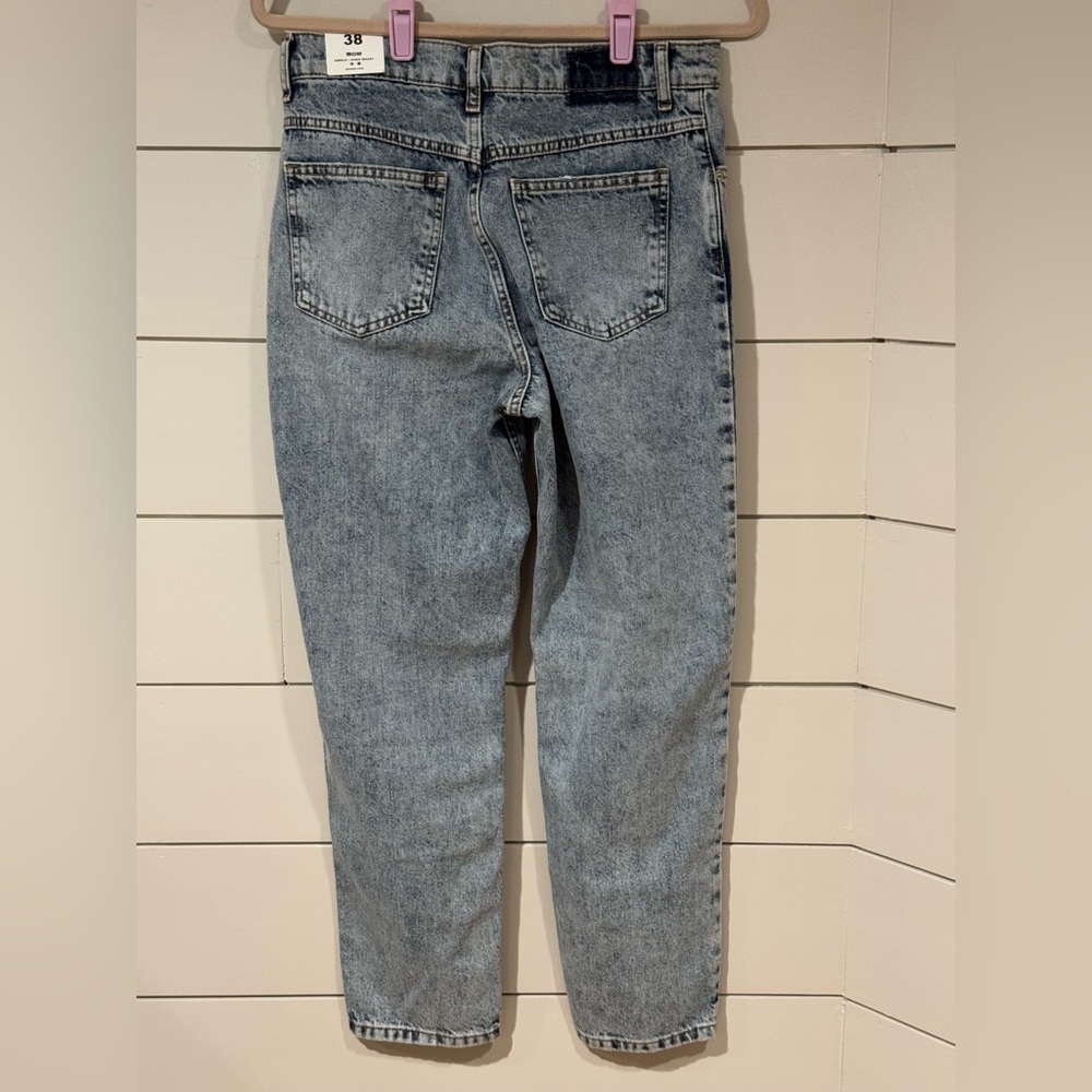 Mango High Rise Blue Jeans - Picture 5 of 8